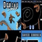 Dwonload Domino Domino - Physics based Domino Runs Cell Phone Game